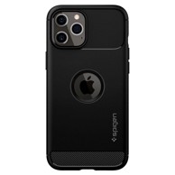 SPIGEN Maskica Rugged Armor za iPhone 12 Pro Max, mat, crna