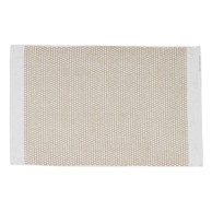 METTE DITMER DENMARK Bijela/bež tekstilna kupaonska prostirka 50x80 cm Grid