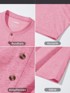 NIKCORP Muška Henley polo majica S, roza