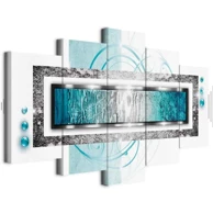 Slika Turquoise blizzard 100x50