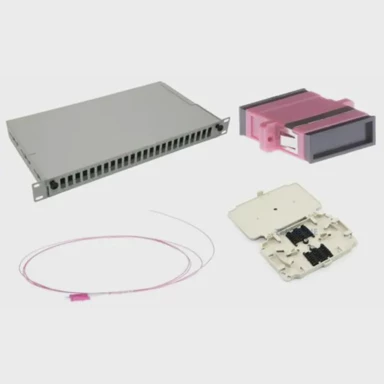 NFO patch panel, 1U, 24 SC OM4, multimode, izvlačni  