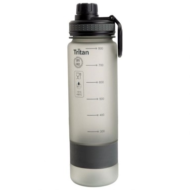 SCHWARZWOLF Kibo boca za piće 800 ml, prozirno siva