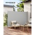 SONGMICS Bočni tende 160x350 cm, siva