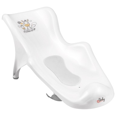 MALTEX Naslon za kupanje Zebra, bijeli s podlogom