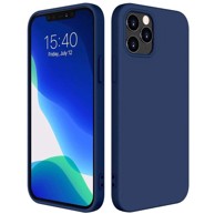 HURTEL Silikonska maskica Soft Case za iPhone 13 mini, plava