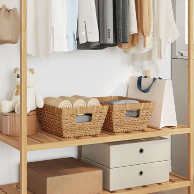 Košara za pohranu, 2kom, 38x28x15cm, prirodna, zumbul