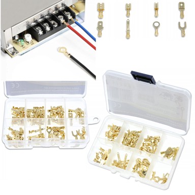 ROSFIX Set konektora, 80 komada, neizolirani, muški i ženski