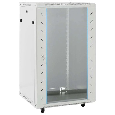 Mobilni ormarić za mrežnu opremu 18U 19, IP20, 60 x 60 x 100 cm, siva
