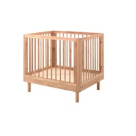 VIPACK Putni krevetić od punog hrasta 95x75 cm u prirodnoj boji Forrest