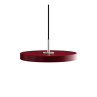 UMAGE Crvena LED viseća svjetiljka s metalnim sjenilom ø 31 cm Asteria Mini 