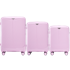 WINGS Set kofera COCKATIEL, 3 kom (V, M, S), polipropilen, bijelo roza