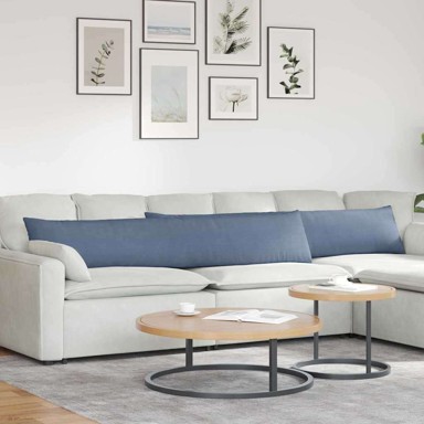 Jastučići za sofu 2 kom 200 x 40 cm, kordura tekstil, plavi