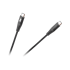 REBEL USB-C na USB-C kabel, 1 m, crni