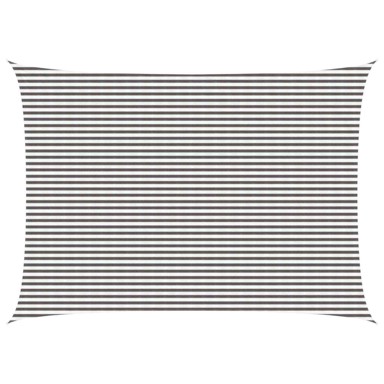 Jedrilica za sunčevu sjenu, 5 x 8 m, HDPE, svijetlosiva i bijela