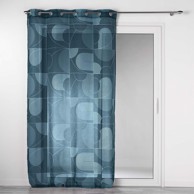 DOUCEUR D'INTÉRIEUR Tamno plava prozirna zavjesa 140x280 cm Esquisse
