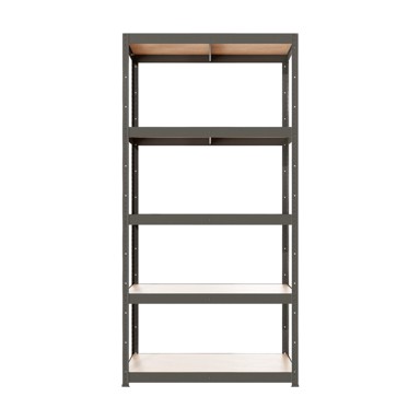Regal za teški teret 179X90X45 cm, nosivnost 1250kg, 5 polica, RAL 7024