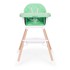 ECOTOYS Dječja stolica za hranjenje 2-u-1, zelena