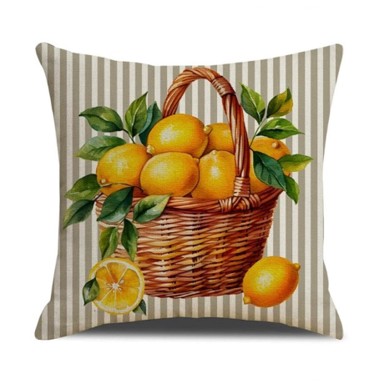 LIVEFY Jastučnica, 45x45 cm, lemons 2