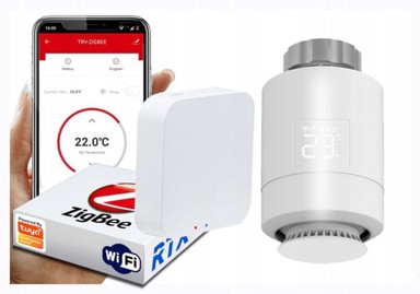 RTX Termostatska glava + tuya SET Zigbee WiFi pristupnik