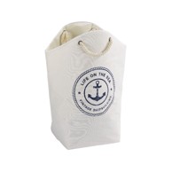 WENKO Košara za rublje oo Vintage Ship, 58 l