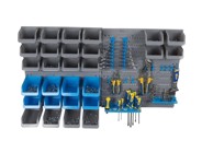 KINZO PVC zidna ladica, 43-dijelni organizator, 100×54 cm