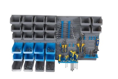 KINZO PVC zidna ladica, 43-dijelni organizator, 100×54 cm