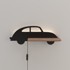 CANDELLUX LIGHTING Dječja svjetiljka Car, crna