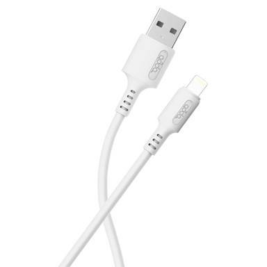 ADDA Kabel USB-300-WH Fusion Charge+Data USB-A na 8pin 3.1A, bijeli, 1.2M