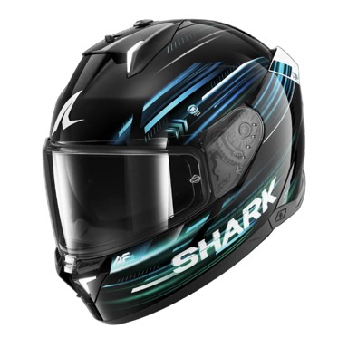 SHARK Kaciga SKWAL i3 LIGHT-BLUR, XL, crna, plava, zelena