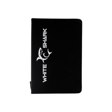 White Shark White Shark bilježnica 21x14 cm - Crna