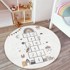 MILA HOME Krem dječji tepih ø 80 cm Comfort