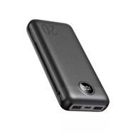 VEGER Powerbank prijenosni punjač L20s, LED, 20000 mAh, crni