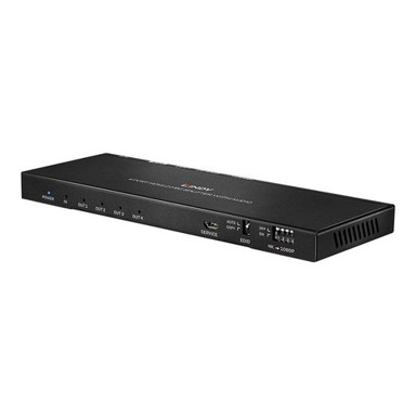 LINDY Video/audio razdjelnik 4 Port HDMI 2.0 18G razdjelnik s audio podrškom, 4 priključka