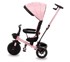 Dječji tricikl guralica 3u1 Axel, rozo-crni