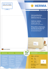 HERMA Oznake ADDRESS 148,5x205 400 listova DIN A5 400 pcs. 8690