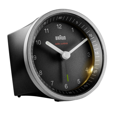 BRAUN Sat za dom Srebrno-crni BC 07 SB-DCF srebrno-crni sat