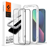 SPIGEN ALM GLASS FC zaštitno kaljeno staklo 2kom za iPHONE 13 PRO MAX/ iPHONE 14 PLUS -CRNO