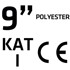 VERTO Vrtne rukavice, cvjetni uzorak, poliester, veličina 9
