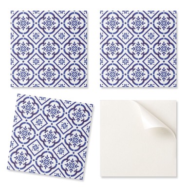 Coloray komplet pločica pcv s dekorom za kuhinju ili kupaonicu, uzorak s ornamentima 4 x 50 x 50 cm