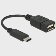 DELOCK Adapter USB-A na USB-C, 15 cm, crni