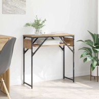 Konzolni stol, hrast artisan, 75 x 30 x 75 cm, konstruirano drvo