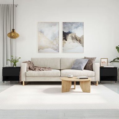 Stolići za kavu 2 kom crni 50x46x50 cm od konstruiranog drva