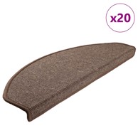 Otirači za stepenice 20 kom kavano smeđi 65x24x4 cm