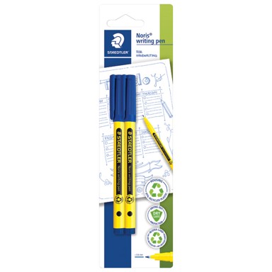 STAEDTLER Flomaster fineliner 0,6 mm Noris 307-3 BK2, plavi
