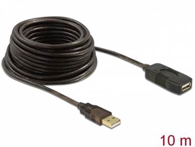 DELOCK Kabel, USB 2.0, USB-A (M) na USB-A (Ž), produžni, 10m