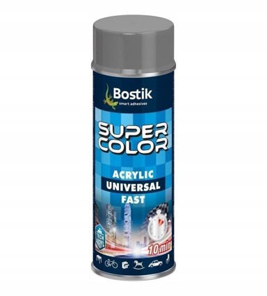 BOSTIK Akrilni lak u spreju Super Color 400 ml, aluminijski