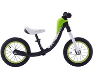 ROYALBABY Dječji bicikl bez pedala Pony, crni, aluminij
