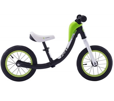 ROYALBABY Dječji bicikl bez pedala Pony, crni, aluminij