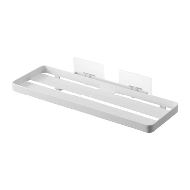 YAMAZAKI Kupaonska polica Film Hook zidna željezna bez bušenja, mat bijela