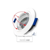 COMMEL 336-126 led ugradbena svjetiljka - downlight, 5 w, 370 lm 3000 k (toplo bijelo